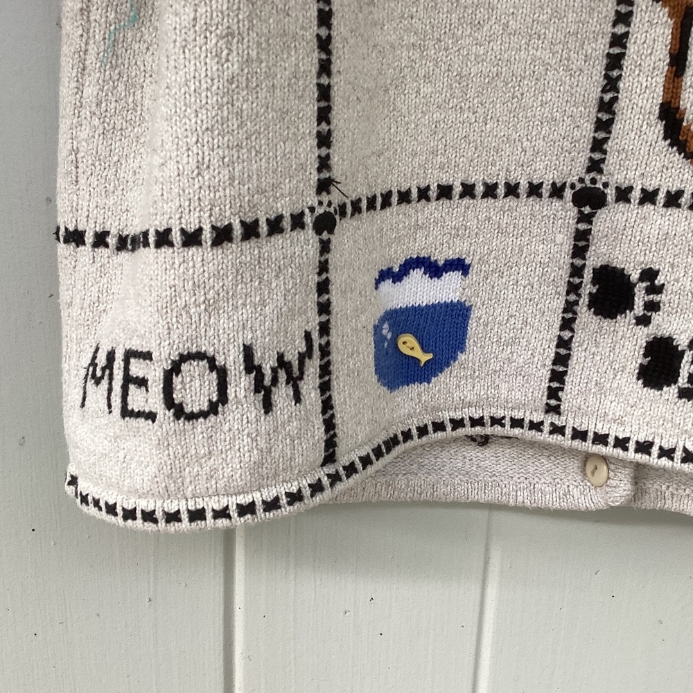 Marisa Christina CAT hand knitted TOP sweater - Picture 6 of 7